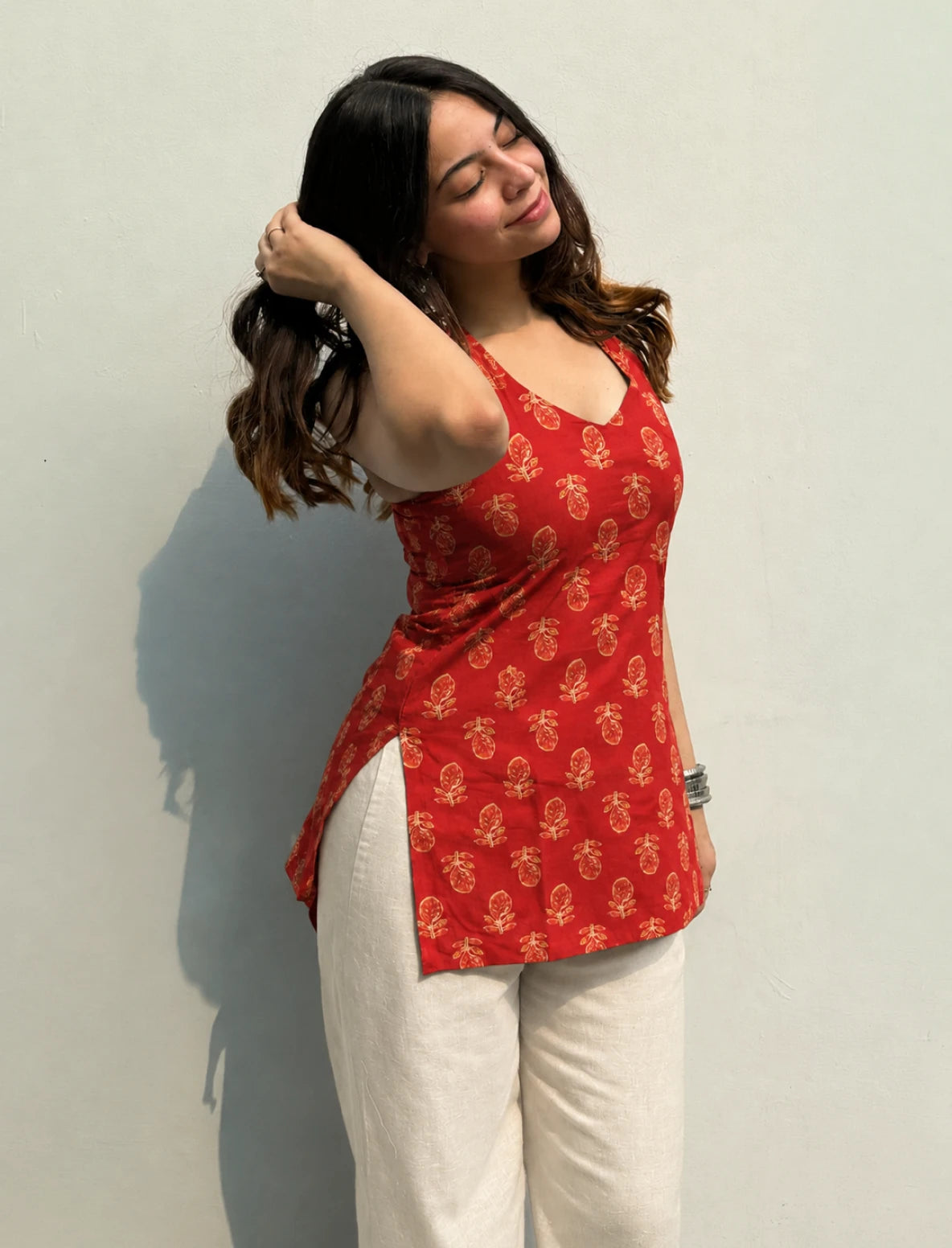 Vihani Halter Neck Kurti