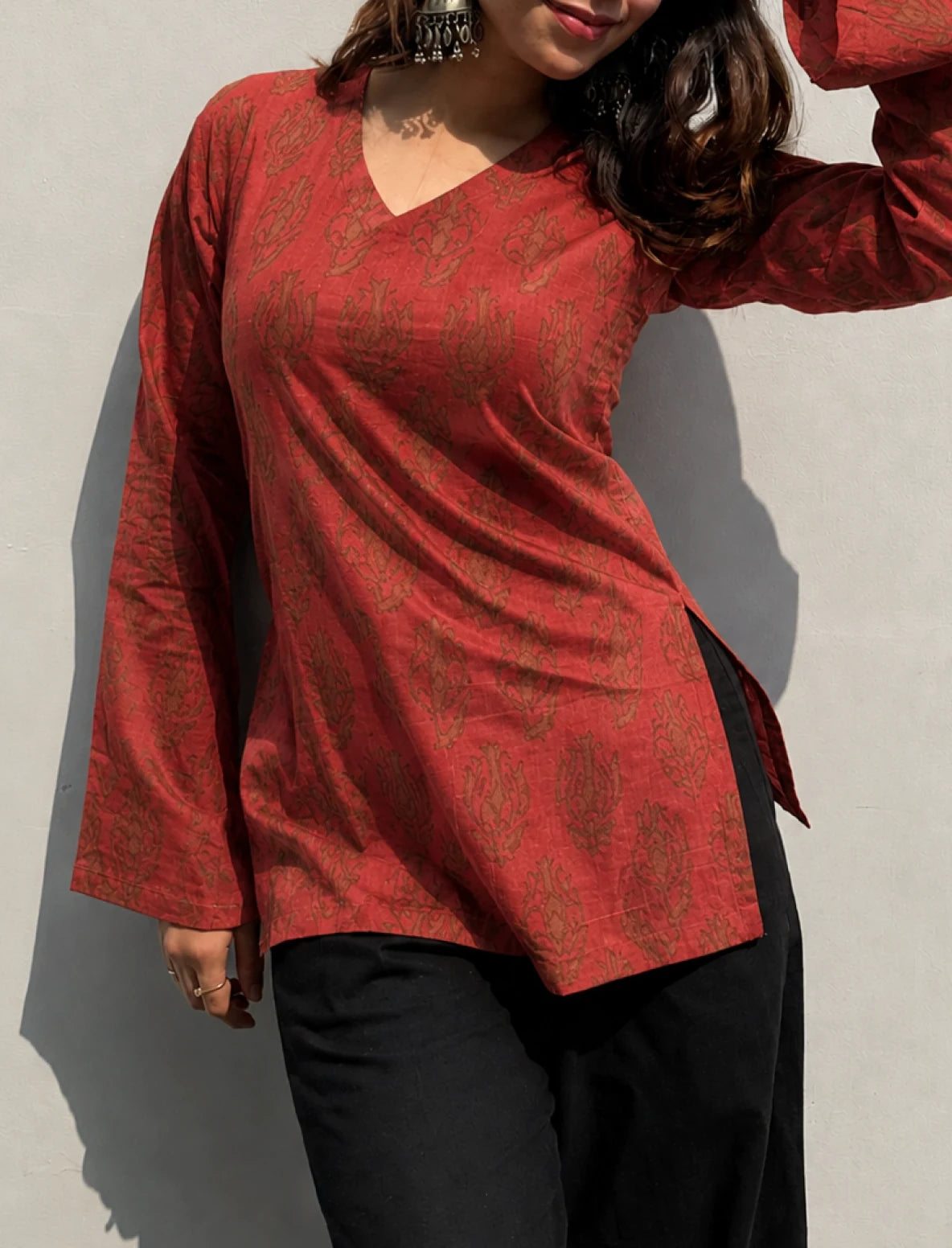Riddhi Bell Sleeves Kurti