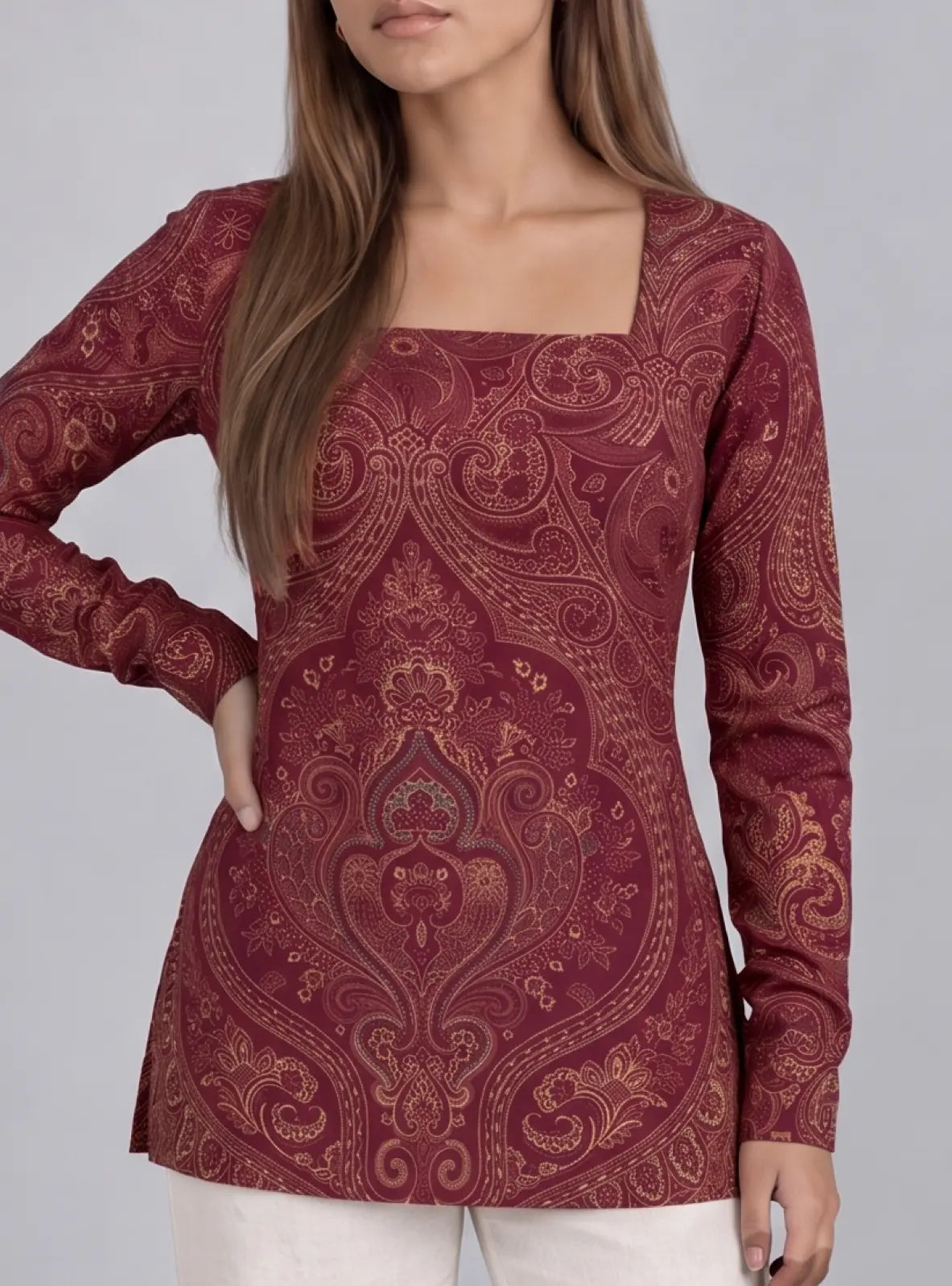 Malini Square Neck Kurti