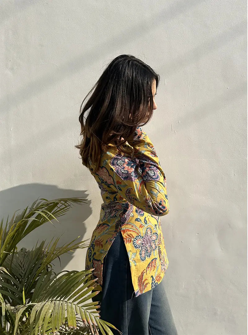 Jannat Square Neck Kurti by Evara