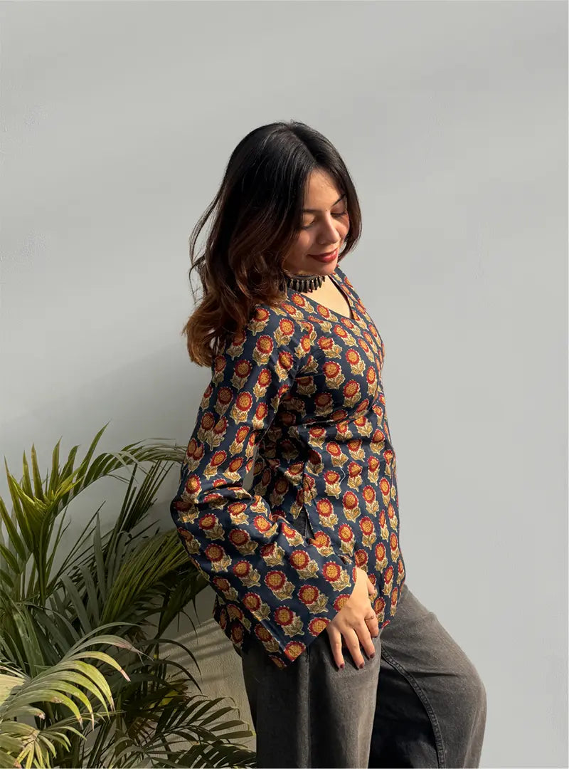 Rehnooma Straight Sleeves Kurti
