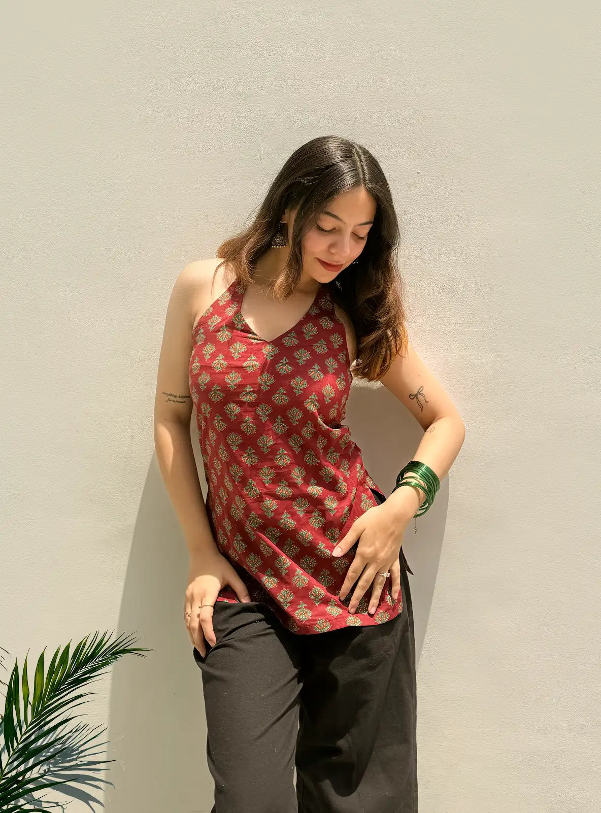 Mirchi Halter Neck Kurti