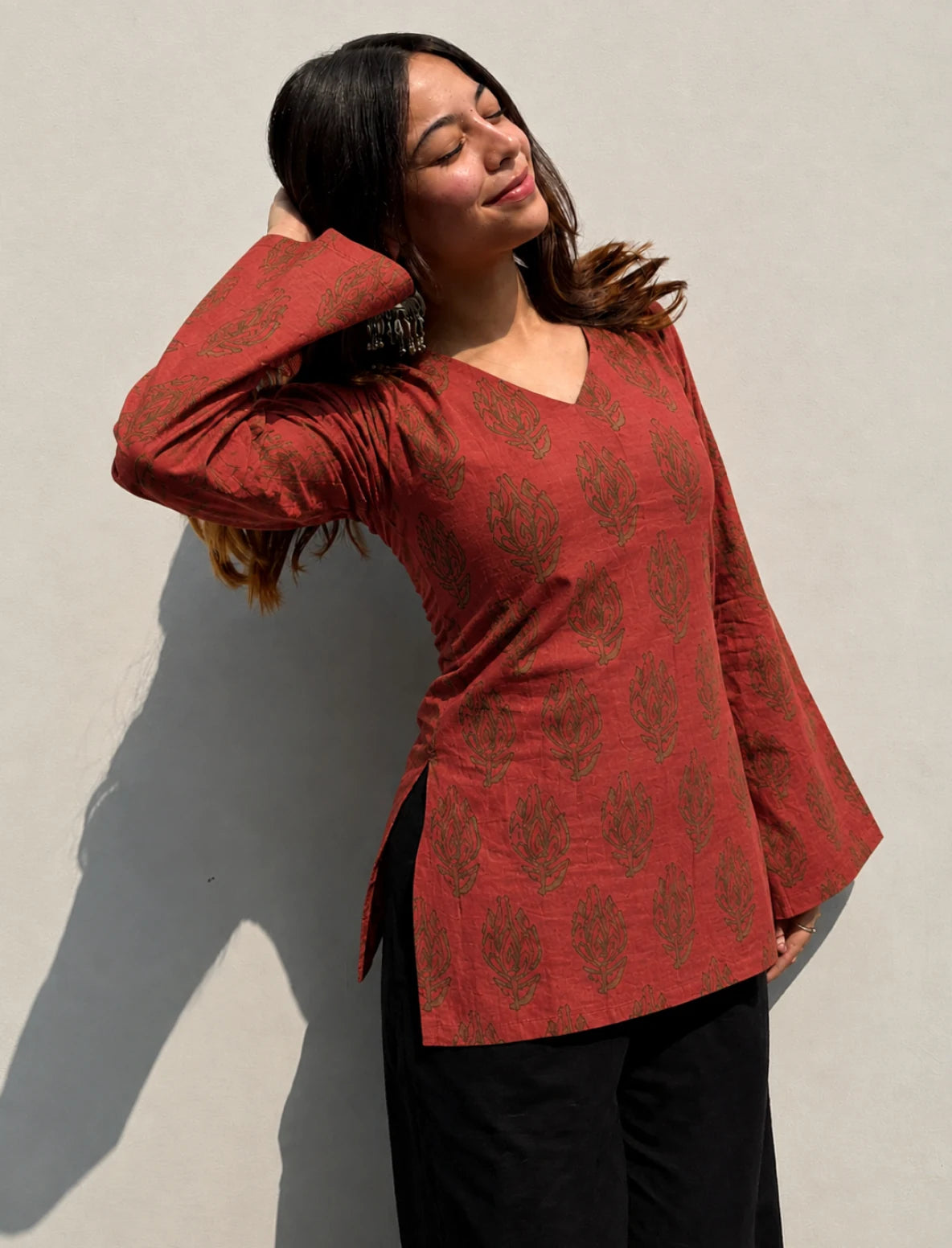 Riddhi Bell Sleeves Kurti