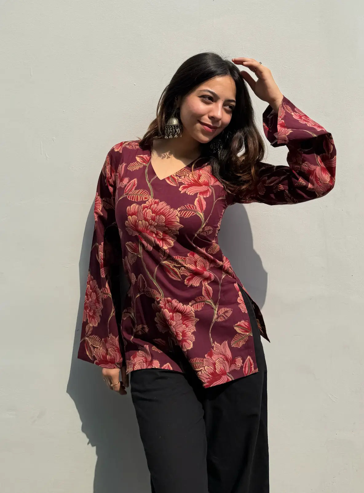 Kaamini Bell Sleeves Kurti