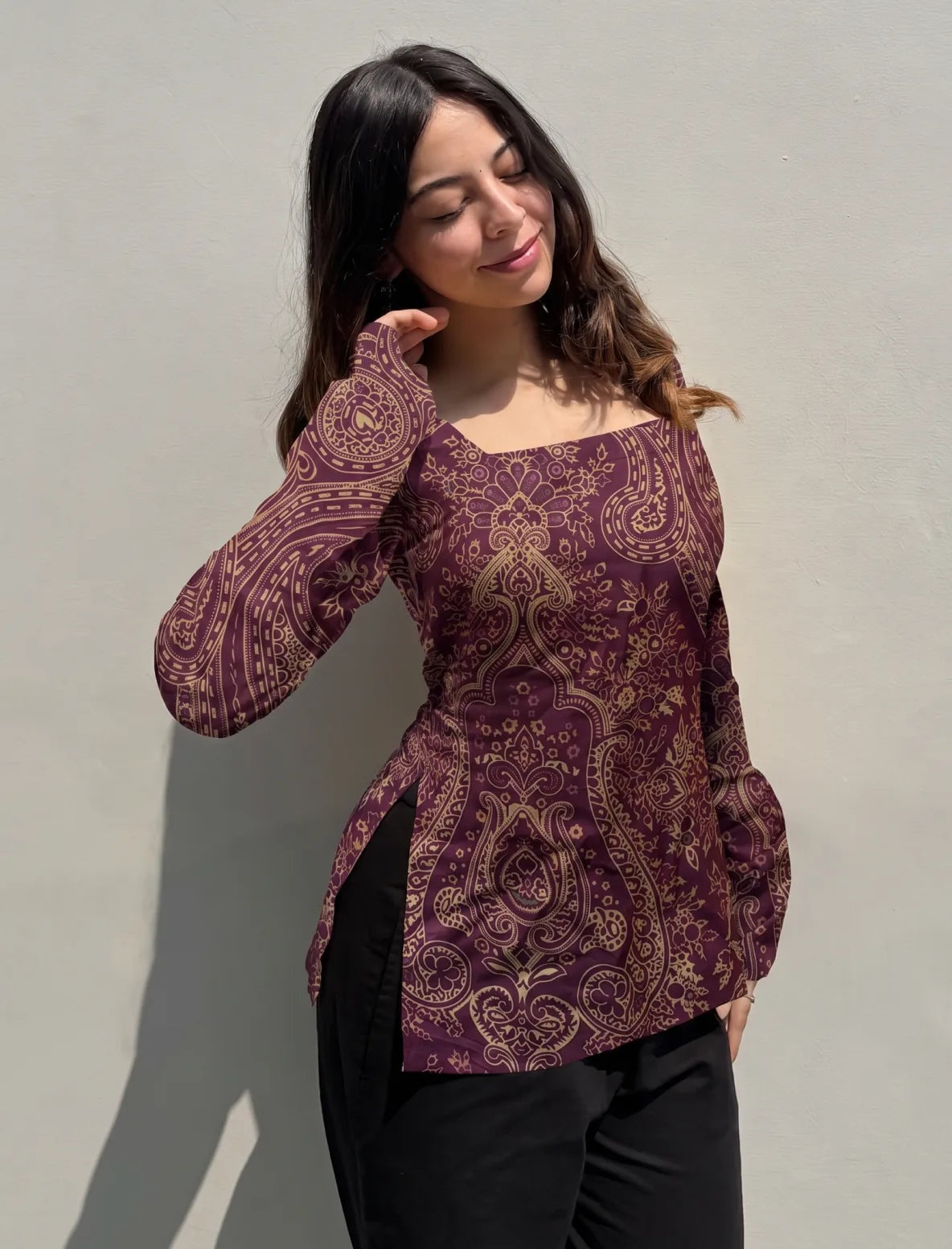 Aaira Square Neck Kurti