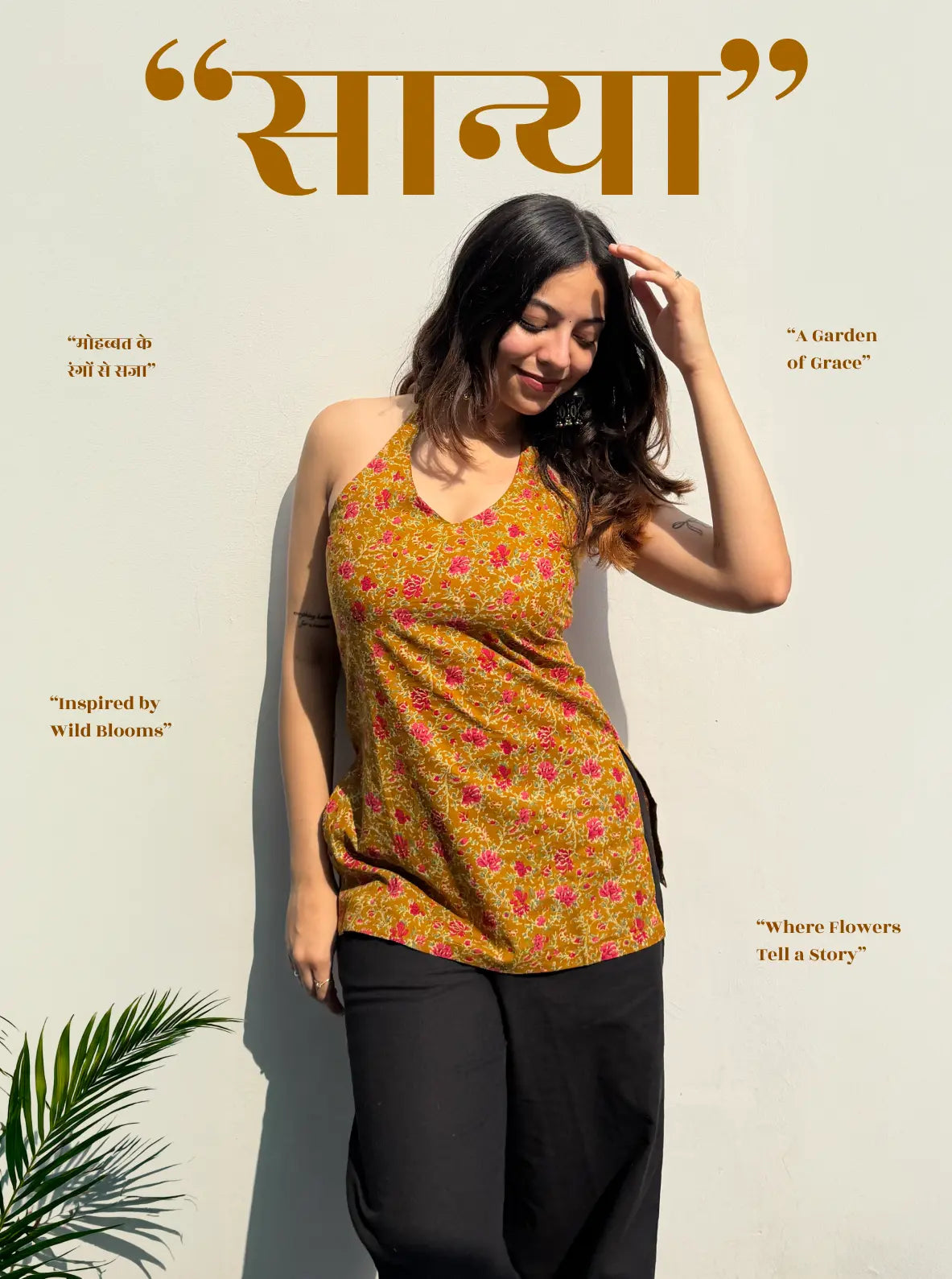Sanya Halter Neck Kurti