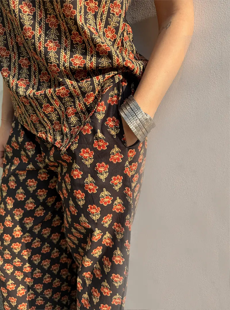 Aabha Sleeveless Co-ord Set by Evara