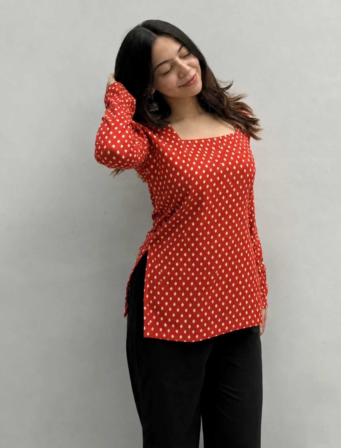 Eshika Square Neck Kurti