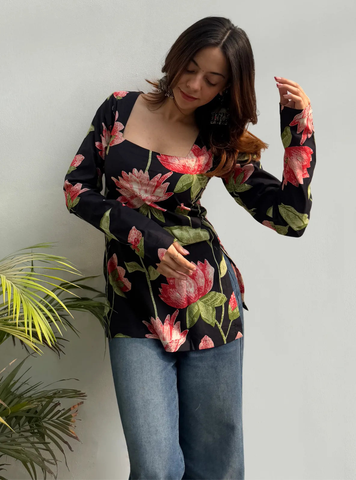 Kudrat Square Neck Kurti