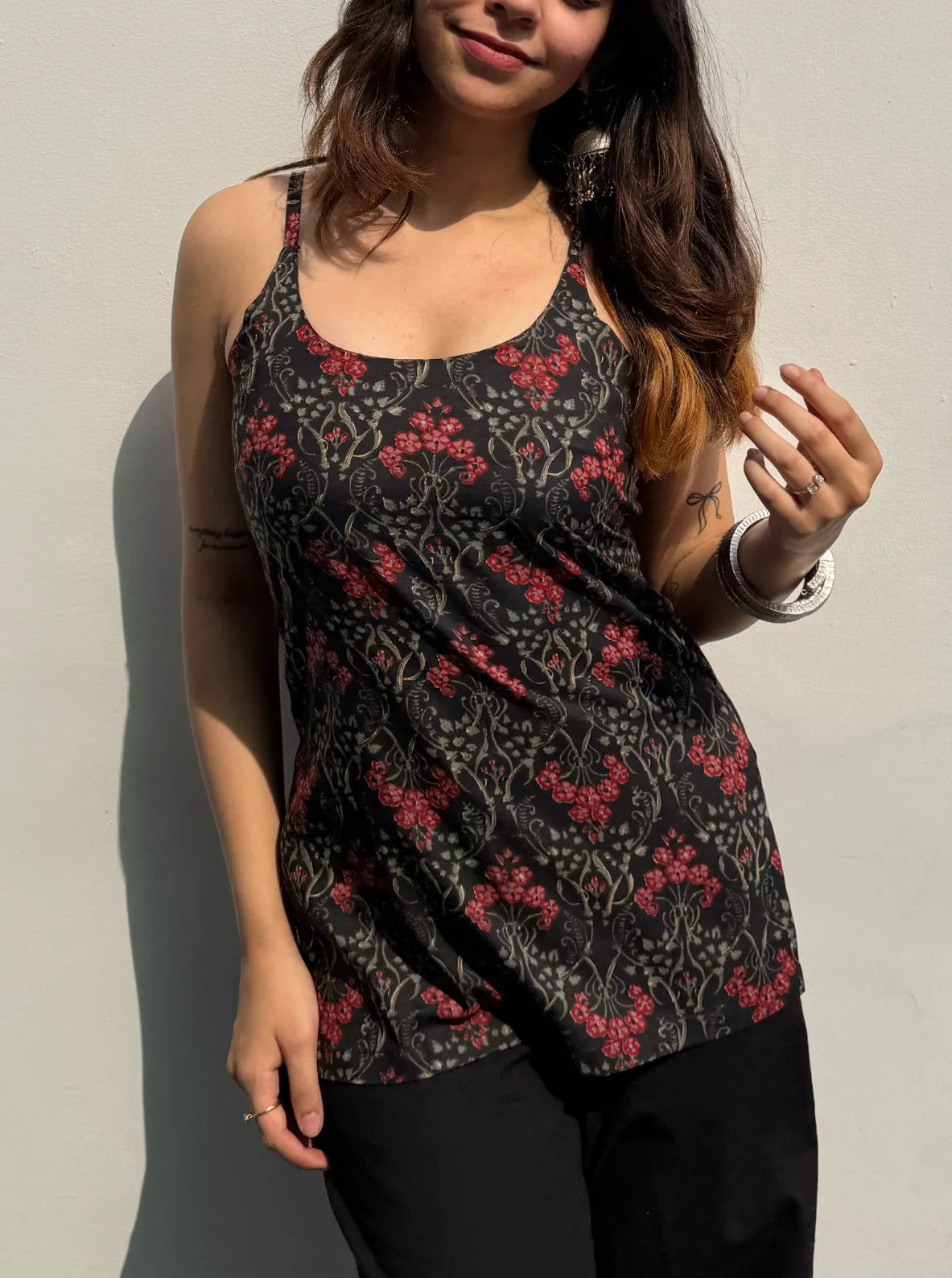 Sehaj Short Sleeveless Kurti