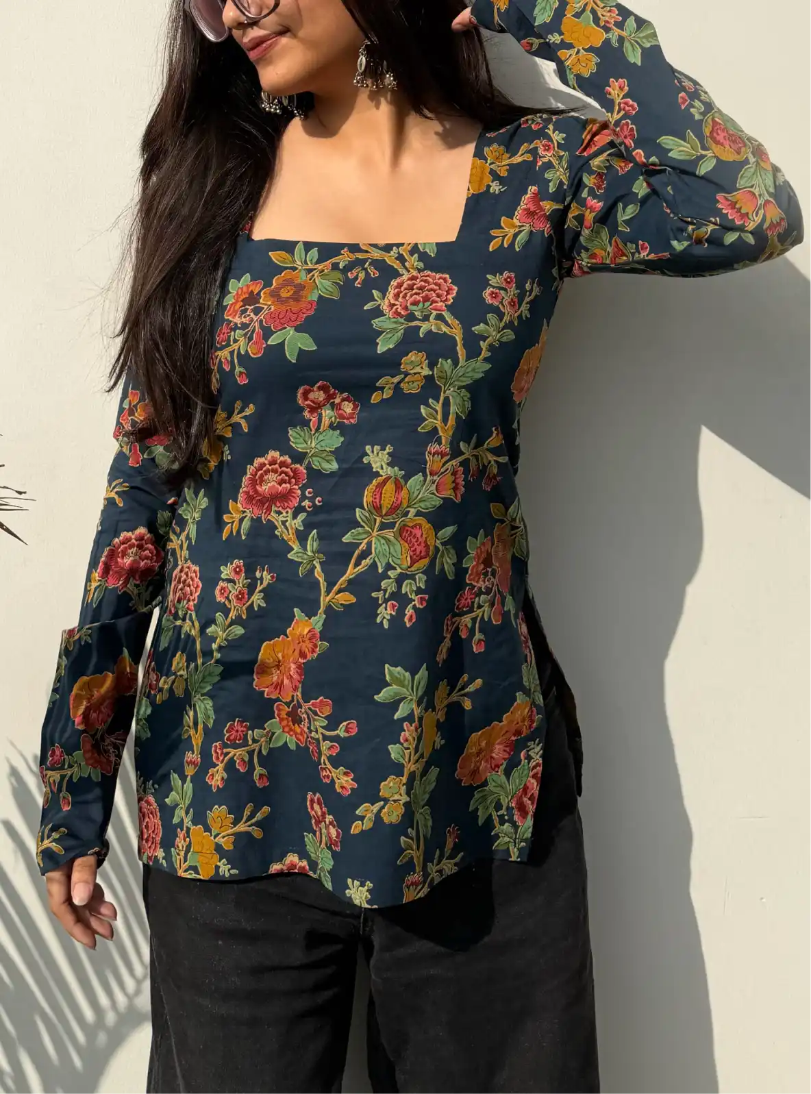 Madhubala Square Neck Kurti