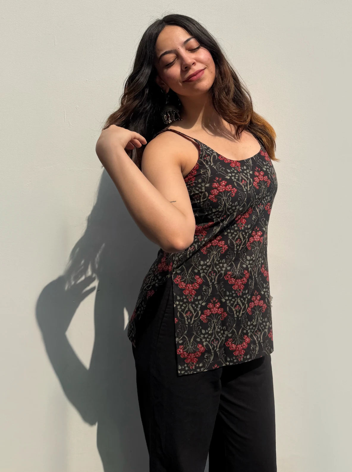 Sehaj Short Sleeveless Kurti
