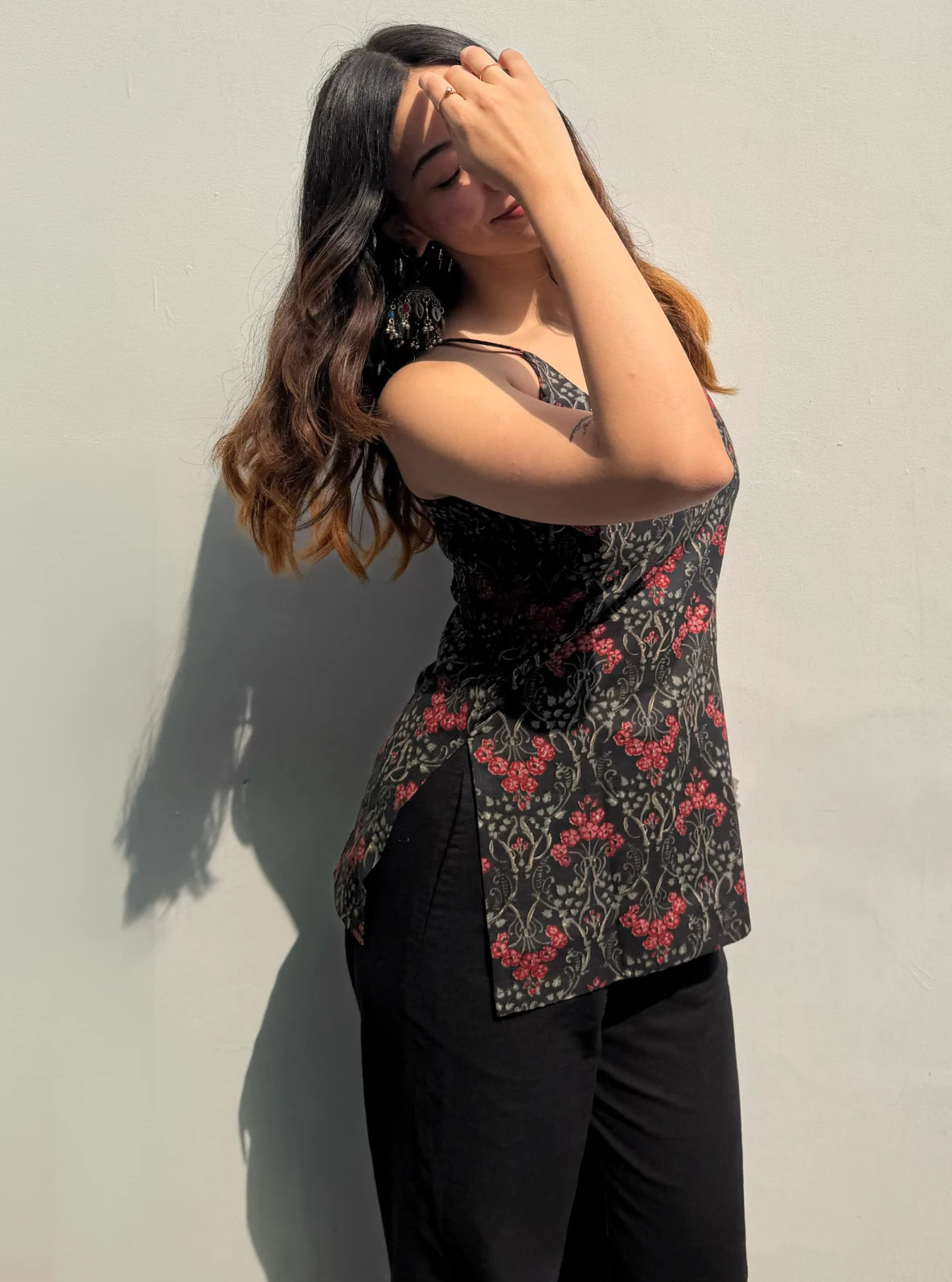 Sehaj Short Sleeveless Kurti