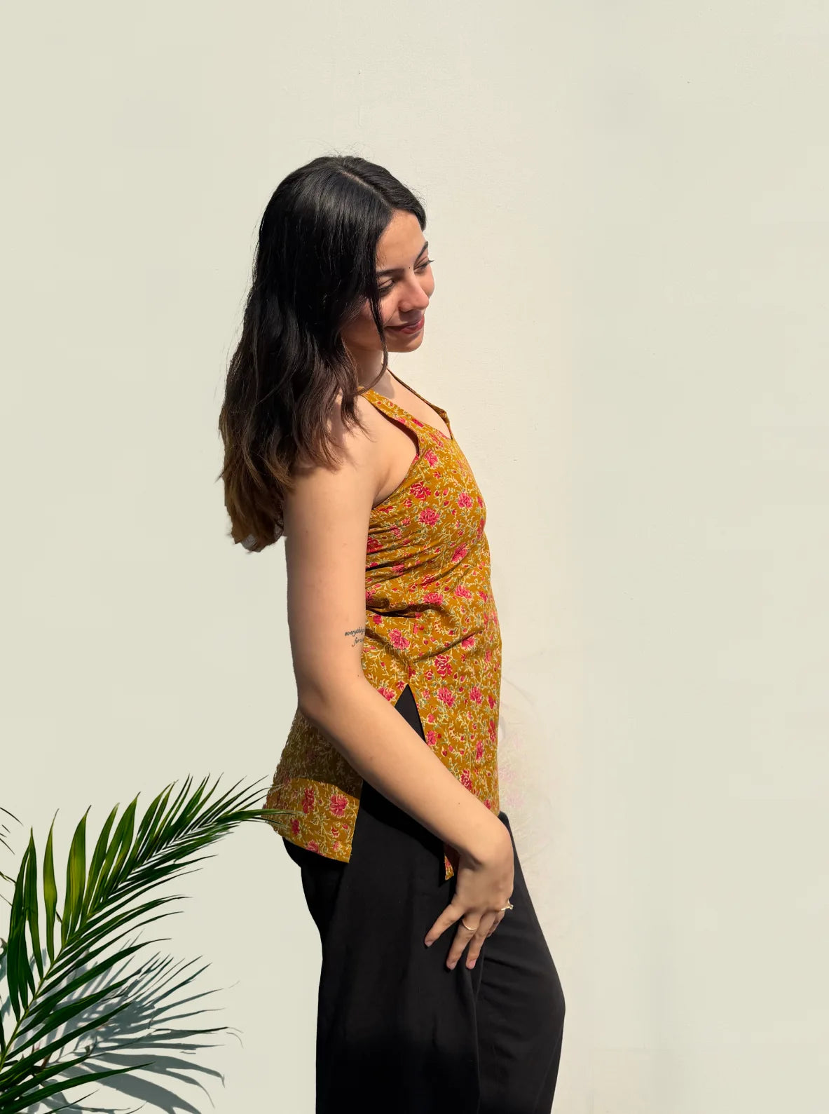 Sanya Halter Neck Kurti