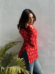 Adheera Straight Sleeves Kurti by Evara