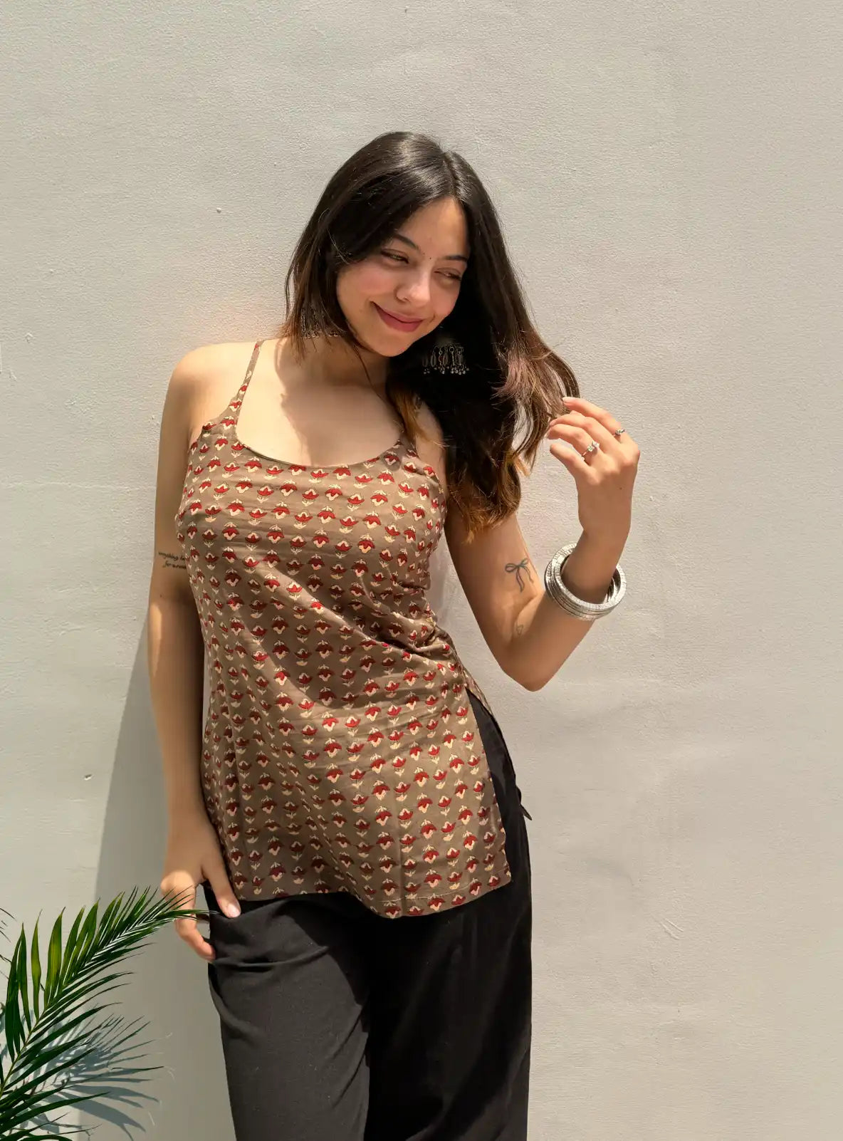 Imli Short Sleeveless Kurti