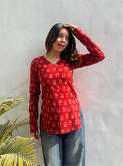 Adheera Straight Sleeves Kurti by Evara