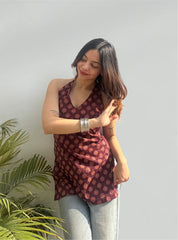 Alfat Halter Neck Kurti by Evara