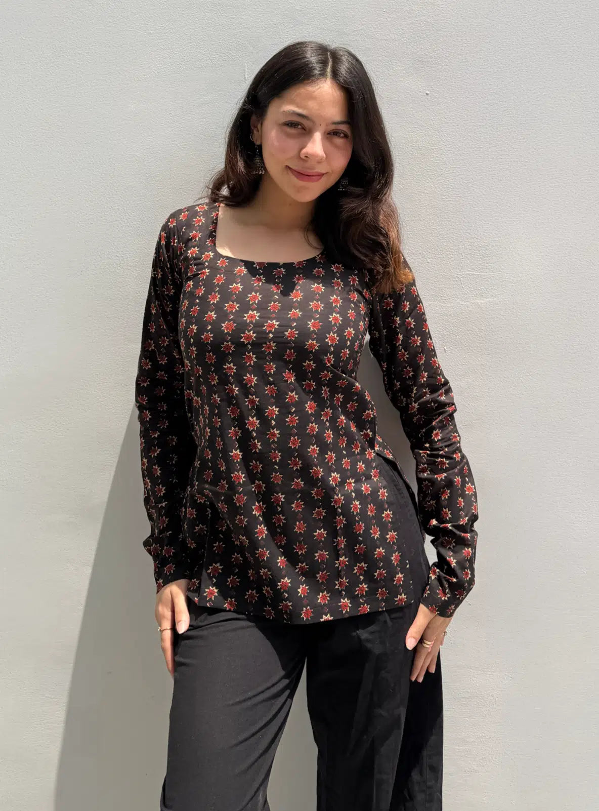 Riwa Boat Neck Kurti