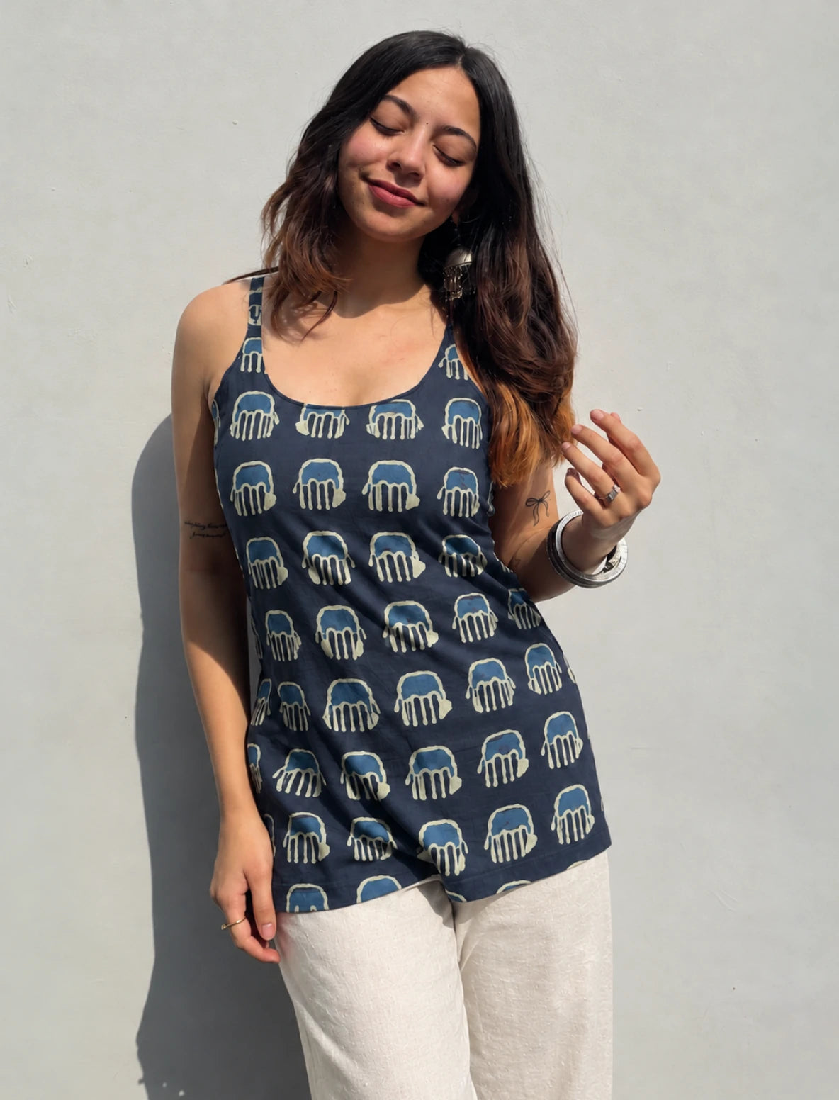 Ziya Short Sleeveless Kurti
