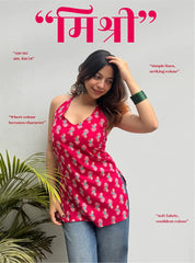 Mishri Halter Neck Kurti by Evara