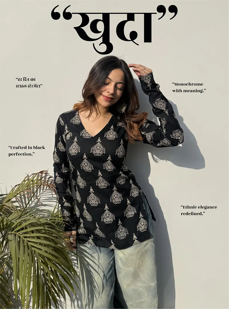 Khuda Straight Sleeves Kurti