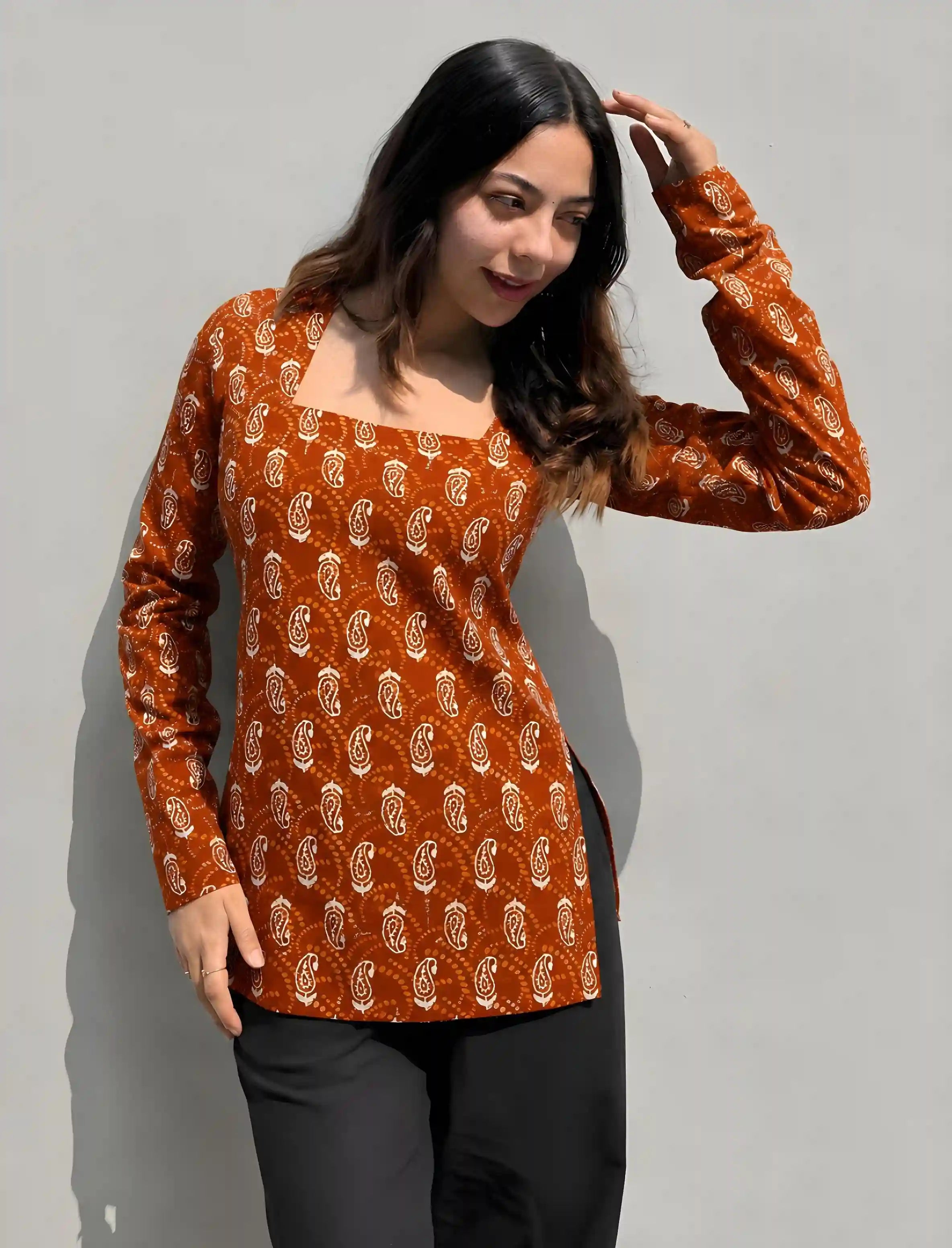 Alina Square Neck Kurti