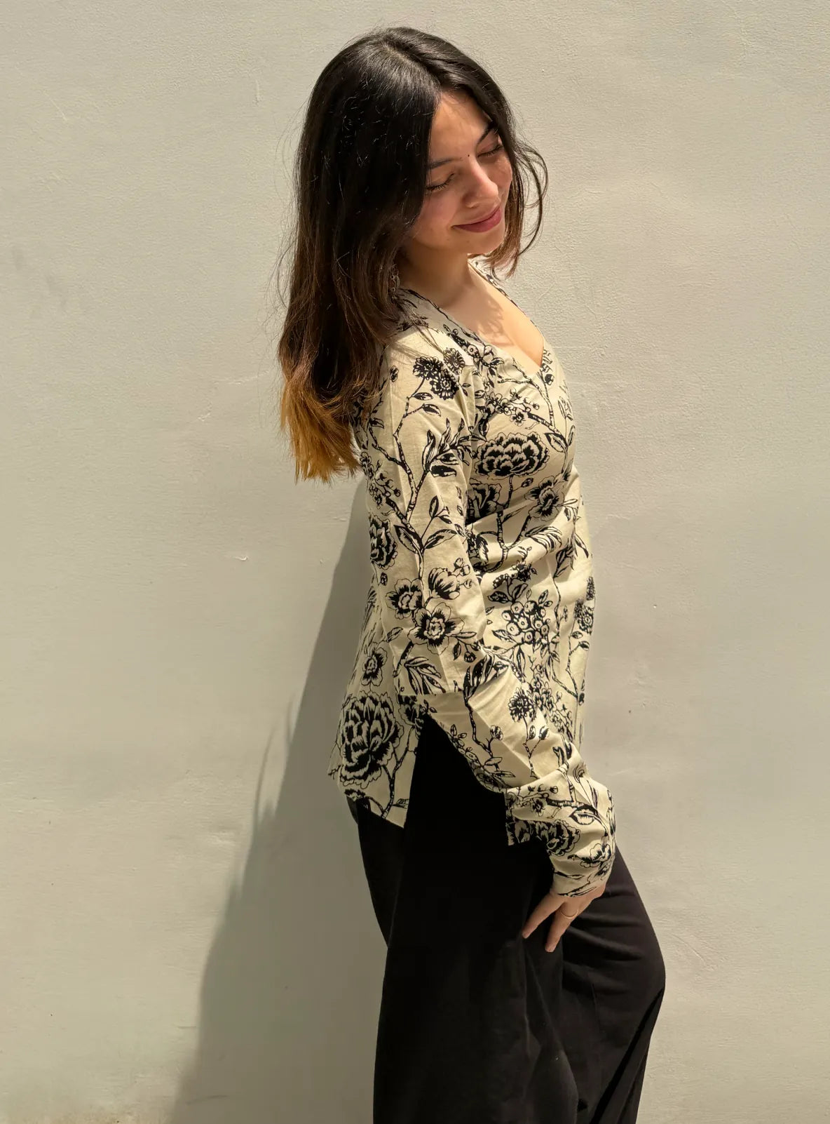 Innayat Square Neck Kurti
