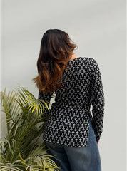 Saawariya Square Neck Kurti by Evara