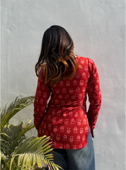 Adheera Straight Sleeves Kurti by Evara