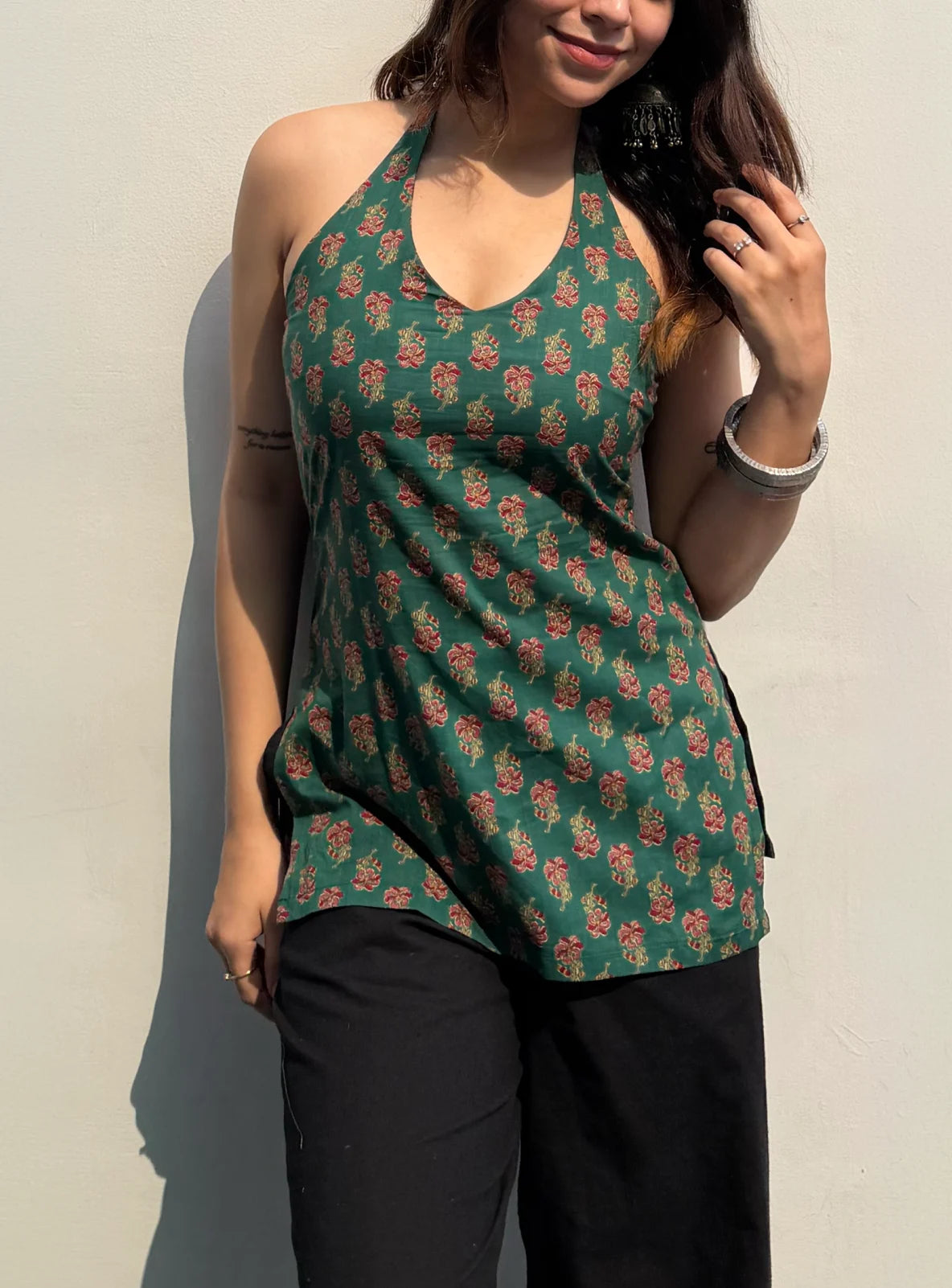 Sabaa Halter Neck Kurti