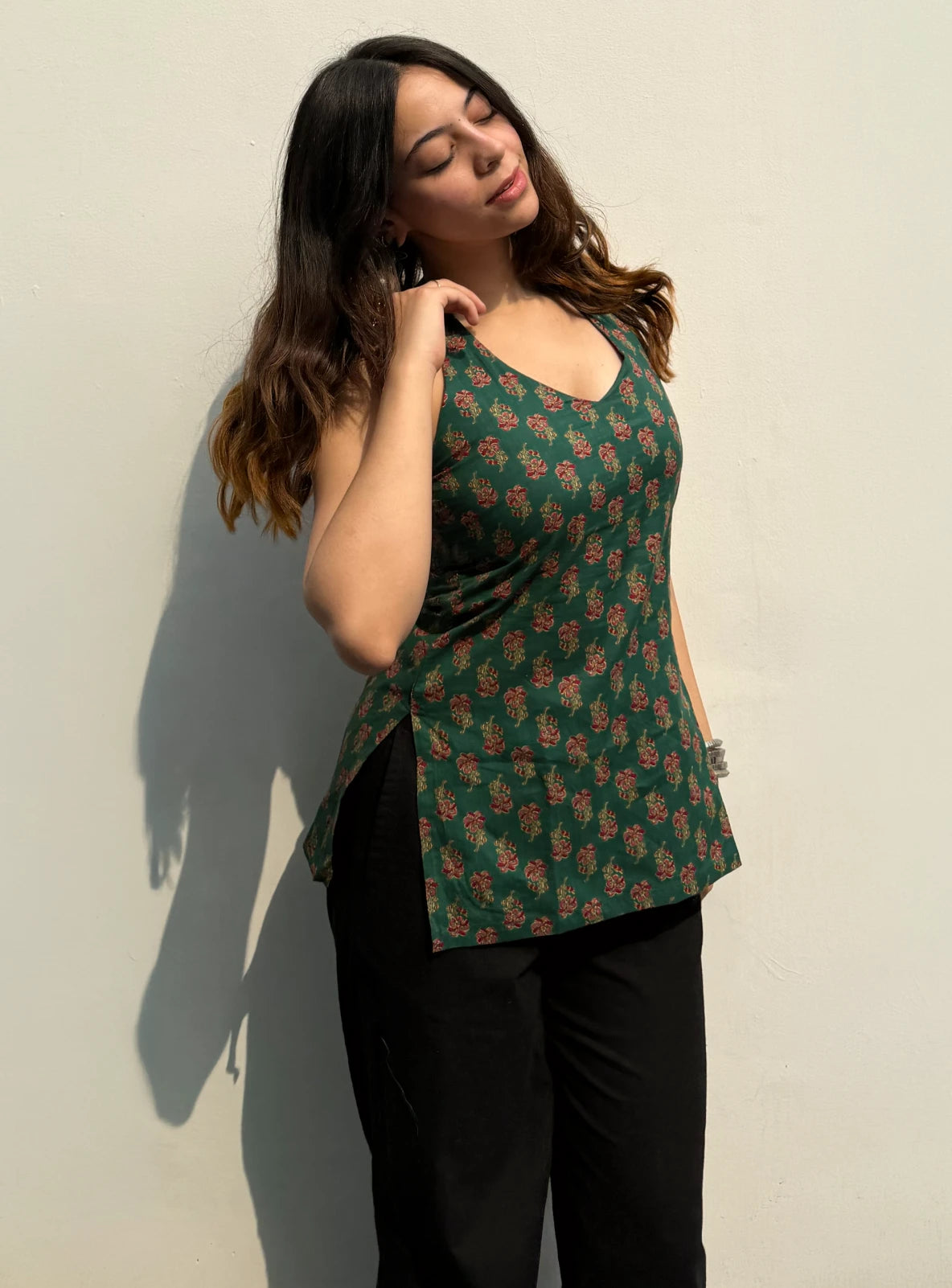 Sabaa Halter Neck Kurti
