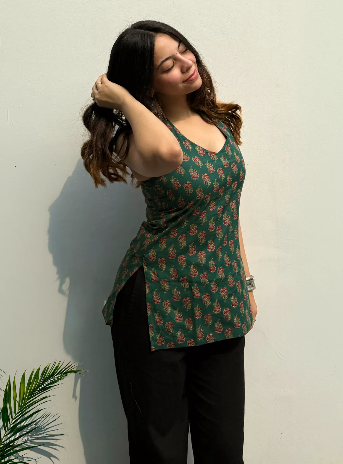 Sabaa Halter Neck Kurti