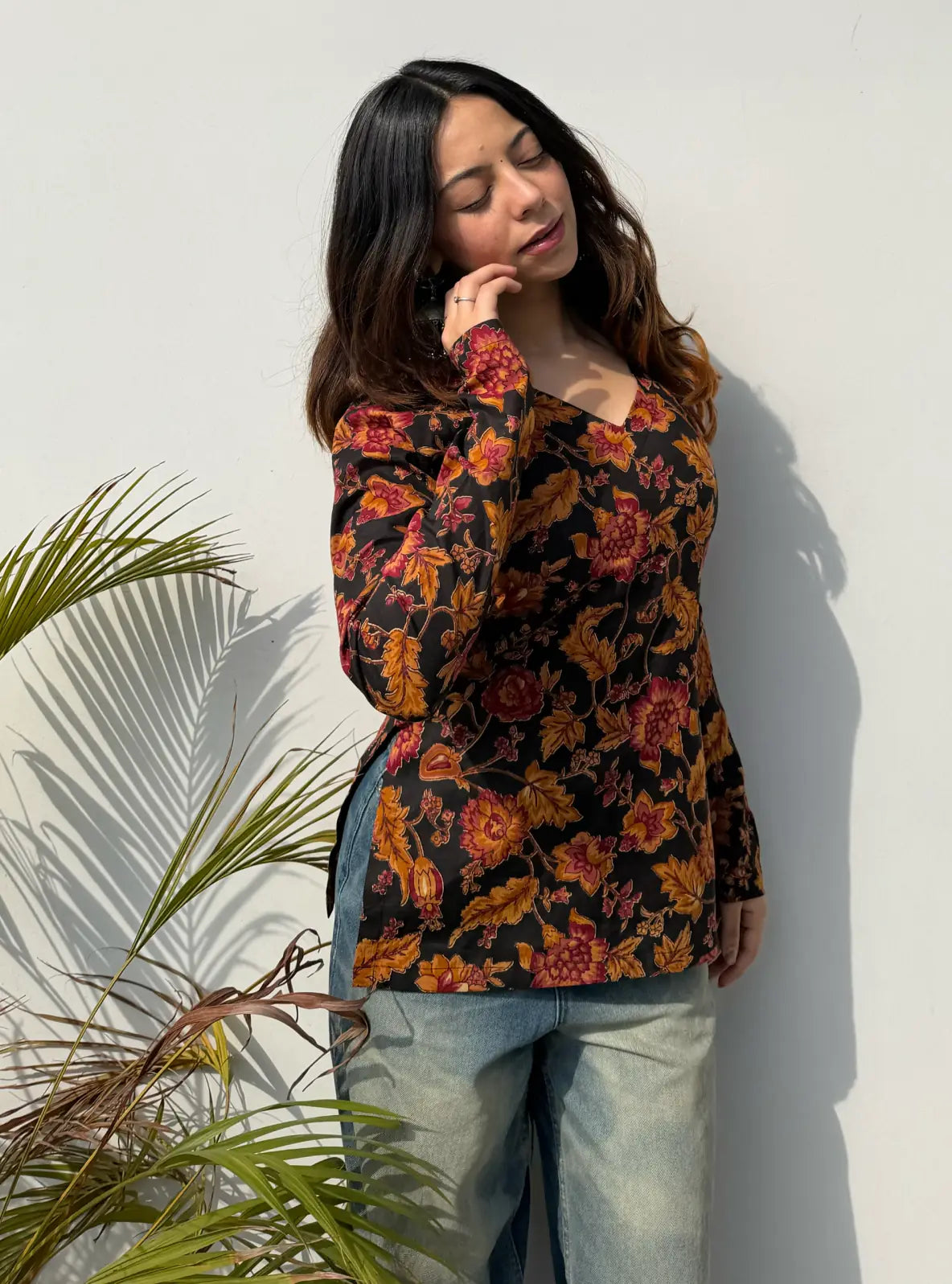 Mehfooz Straight Sleeves Kurti