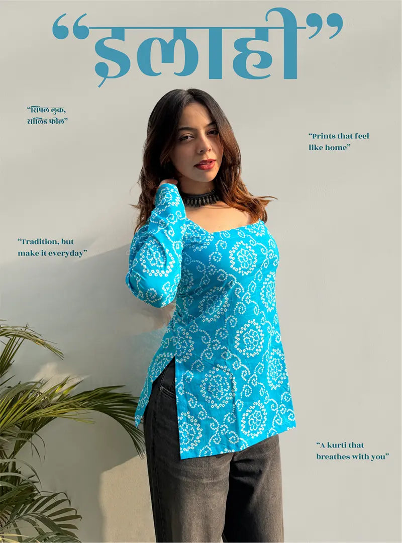 Illahi Square Neck Kurti