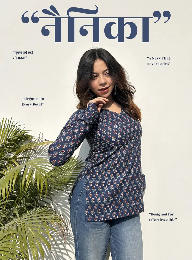 Nainika Straight Sleeves Kurti