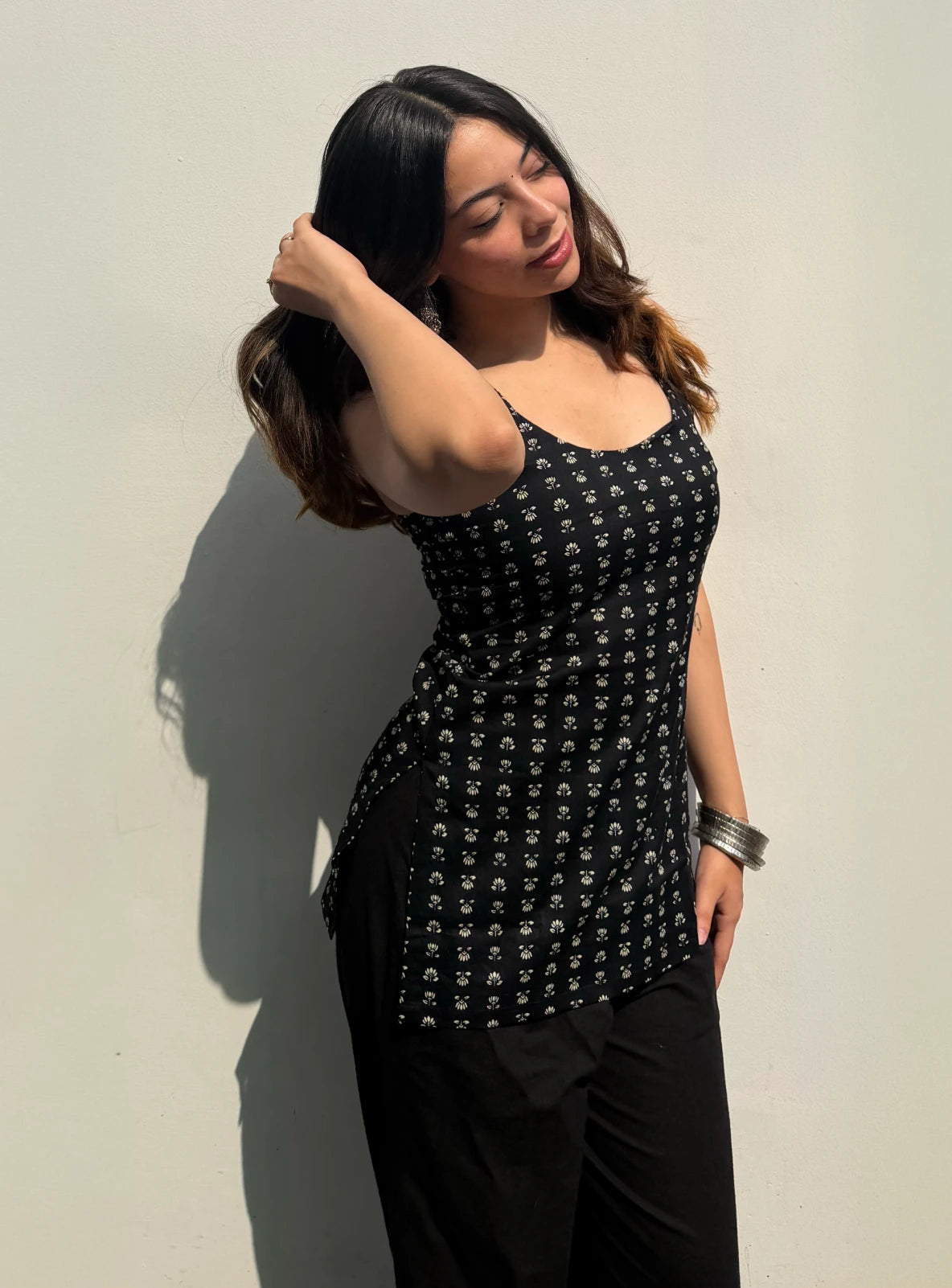 Rooh Short Sleeveless Kurti
