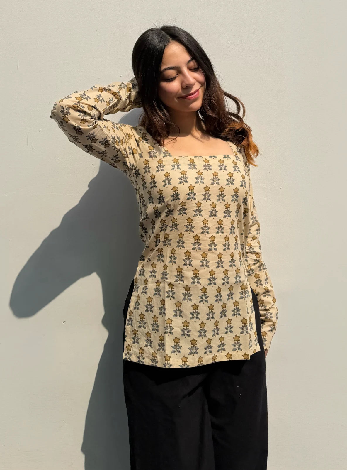 Zarina Square Neck Kurti