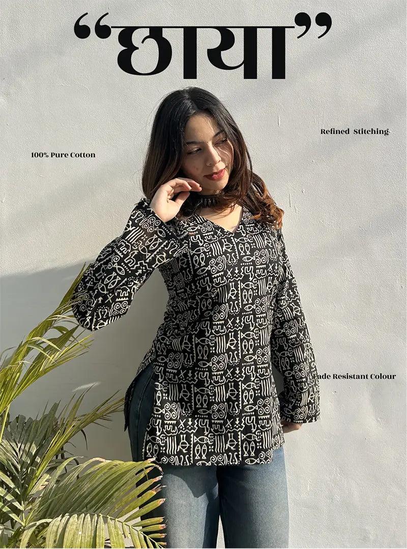 Chaya Bell Sleeves Kurti