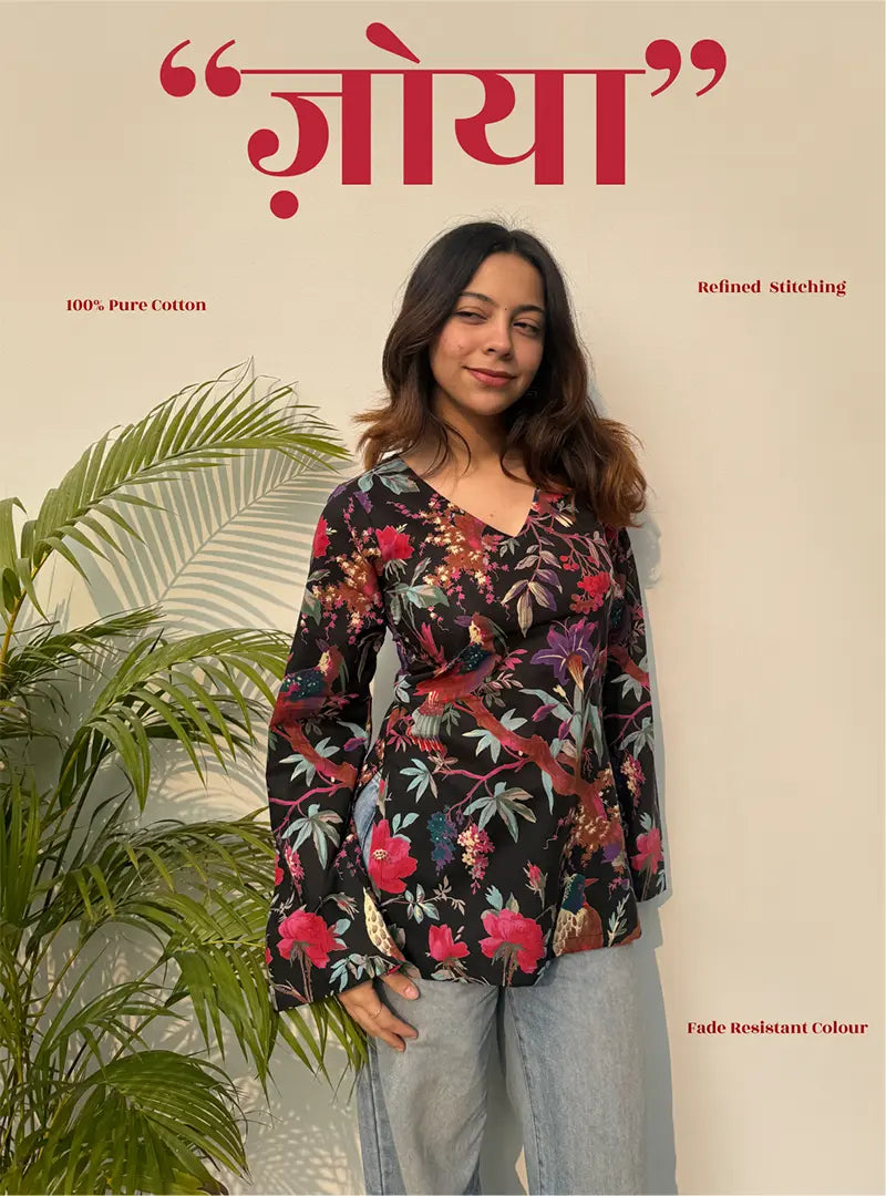 Zoya Bell Sleeves Kurti