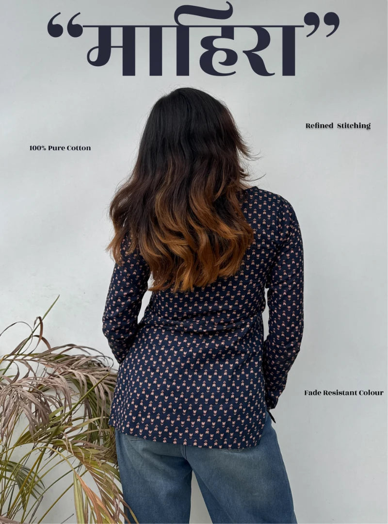 Mahira Straight Sleeves Kurti