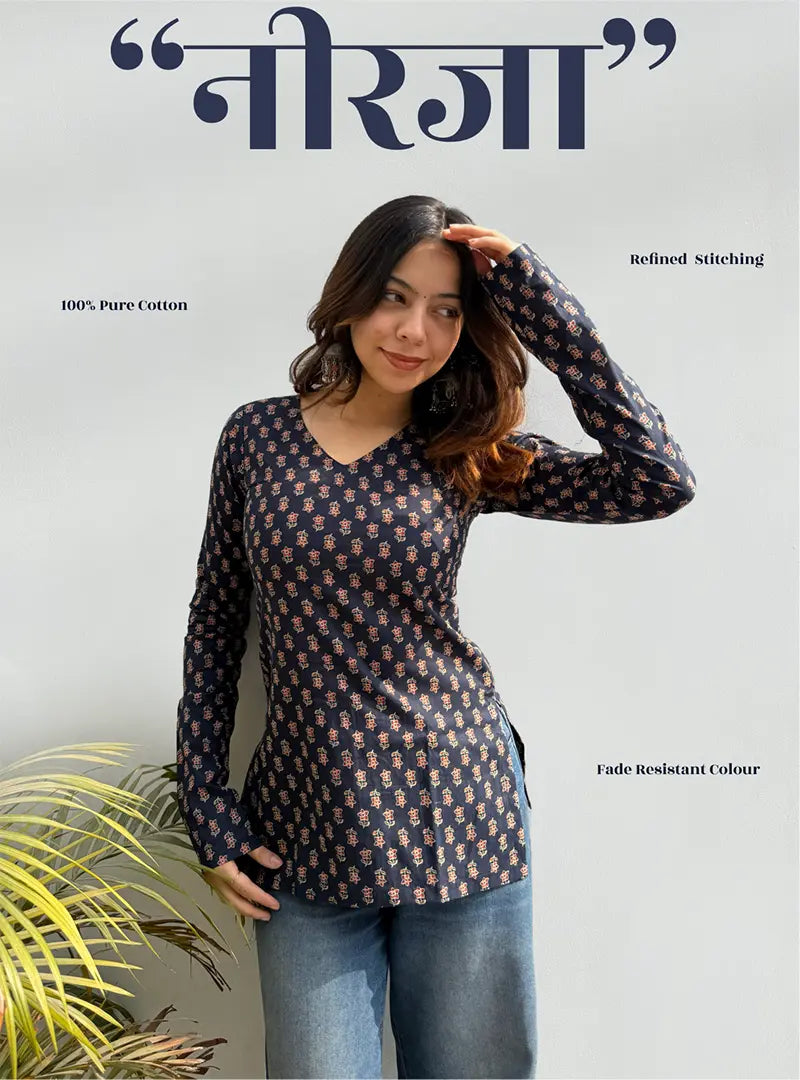 Neerja Straight Sleeves Kurti