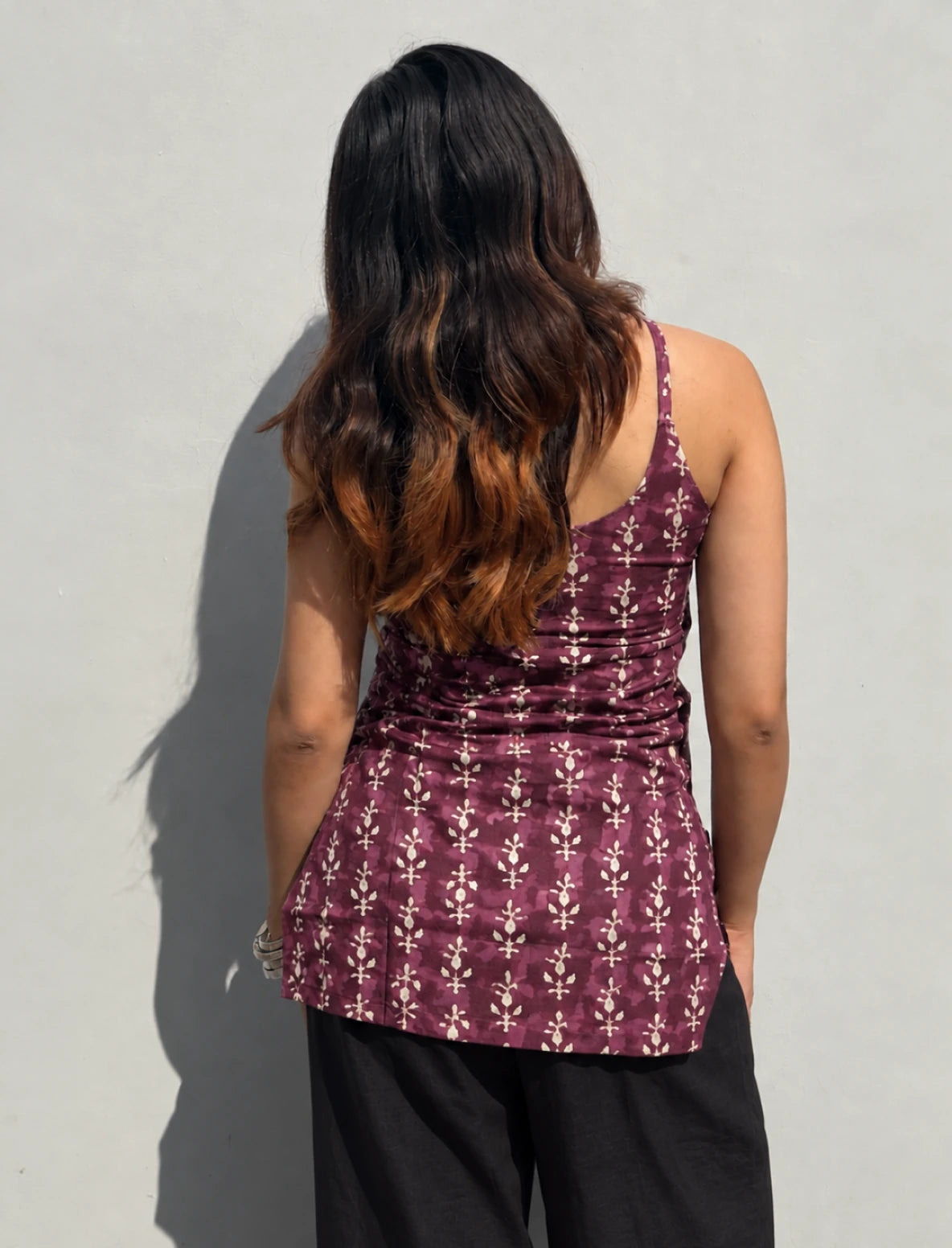 Nazar Short Sleeveless Kurti