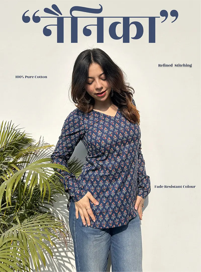 Nainika Straight Sleeves Kurti