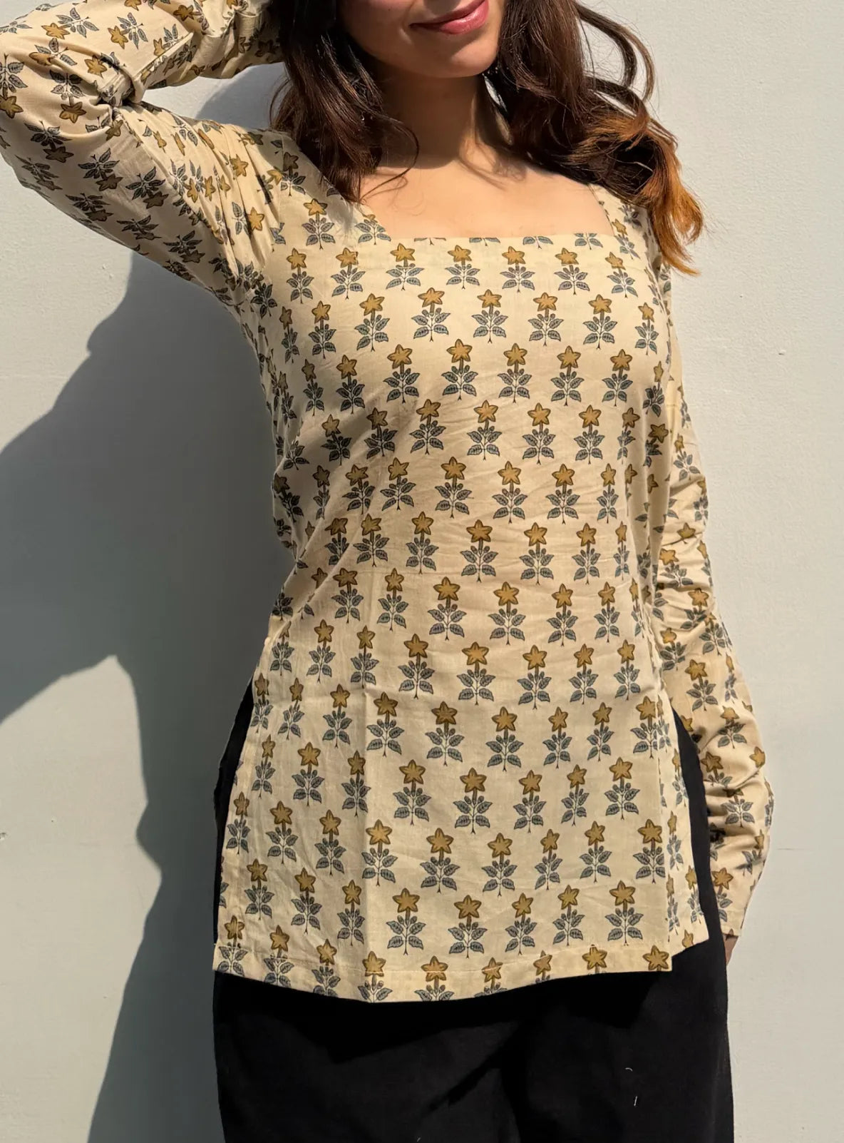 Zarina Square Neck Kurti