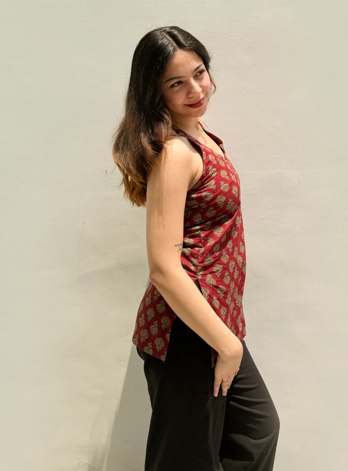 Mirchi Halter Neck Kurti