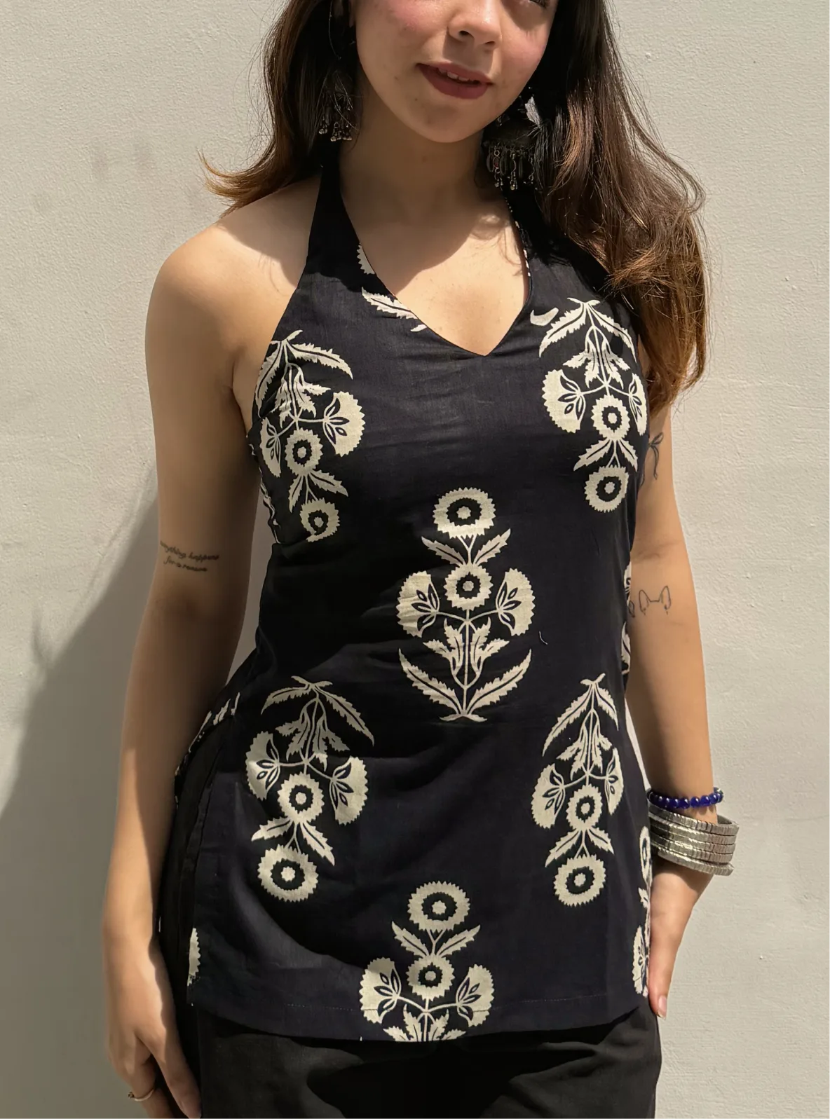 Kaashvi Halter Neck Kurti