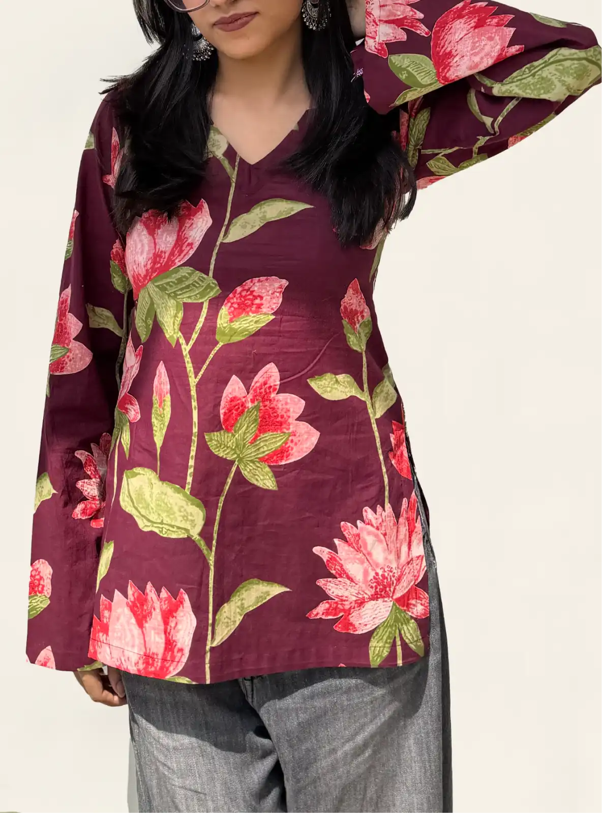 Mehwish Bell Sleeves Kurti