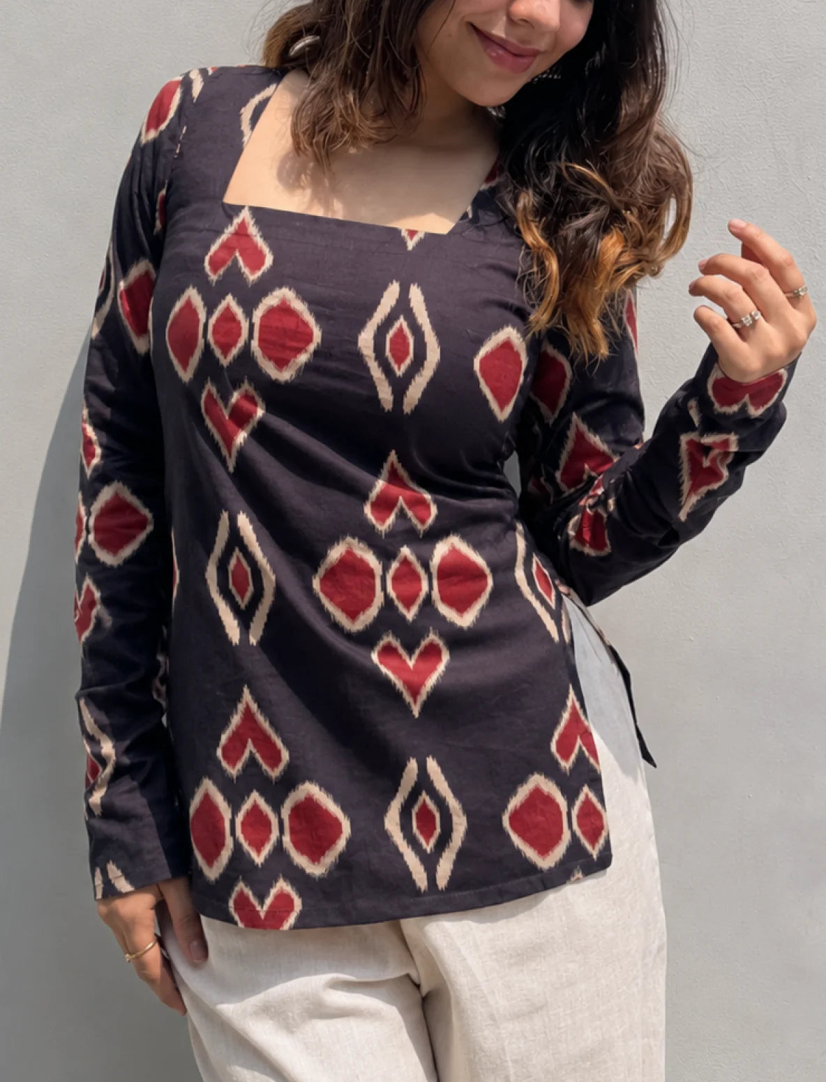 Nazar Corset Back Kurti