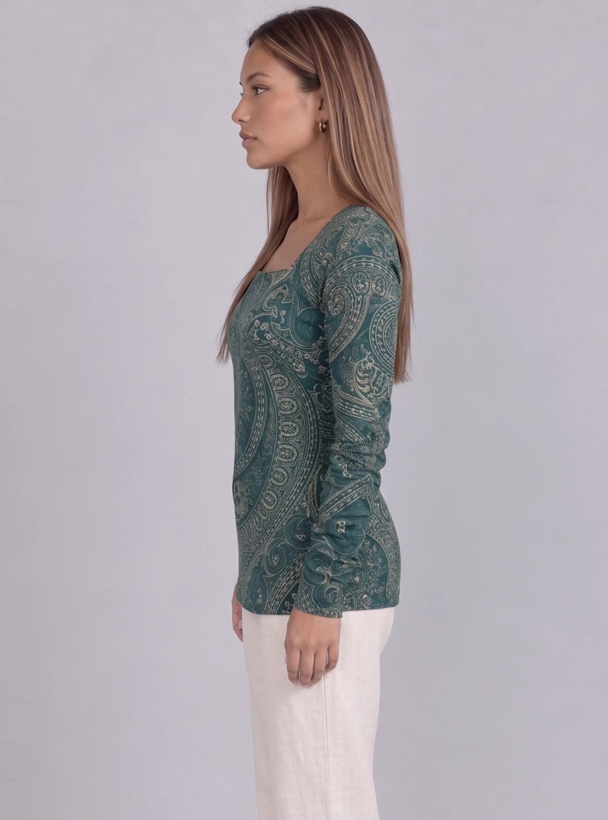 Sajda Square Neck Kurti